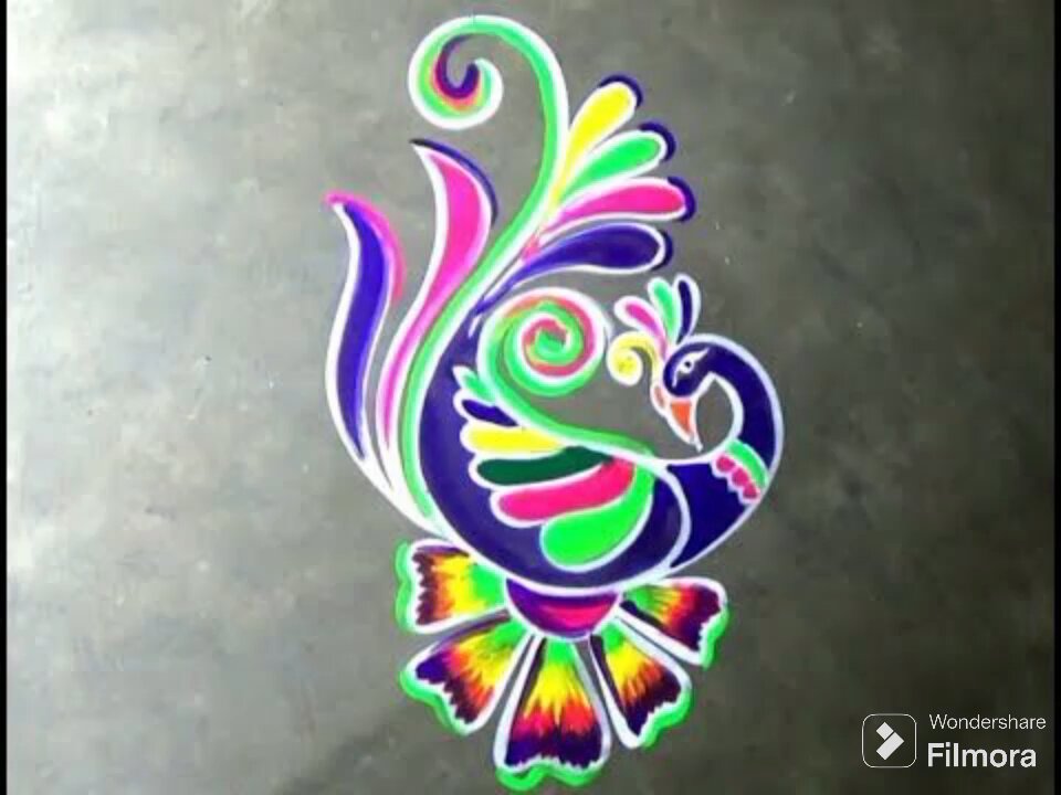 rangoli designs for Diwali unique rangoli designs for Diwali pecoke rangoli designs for Diwali