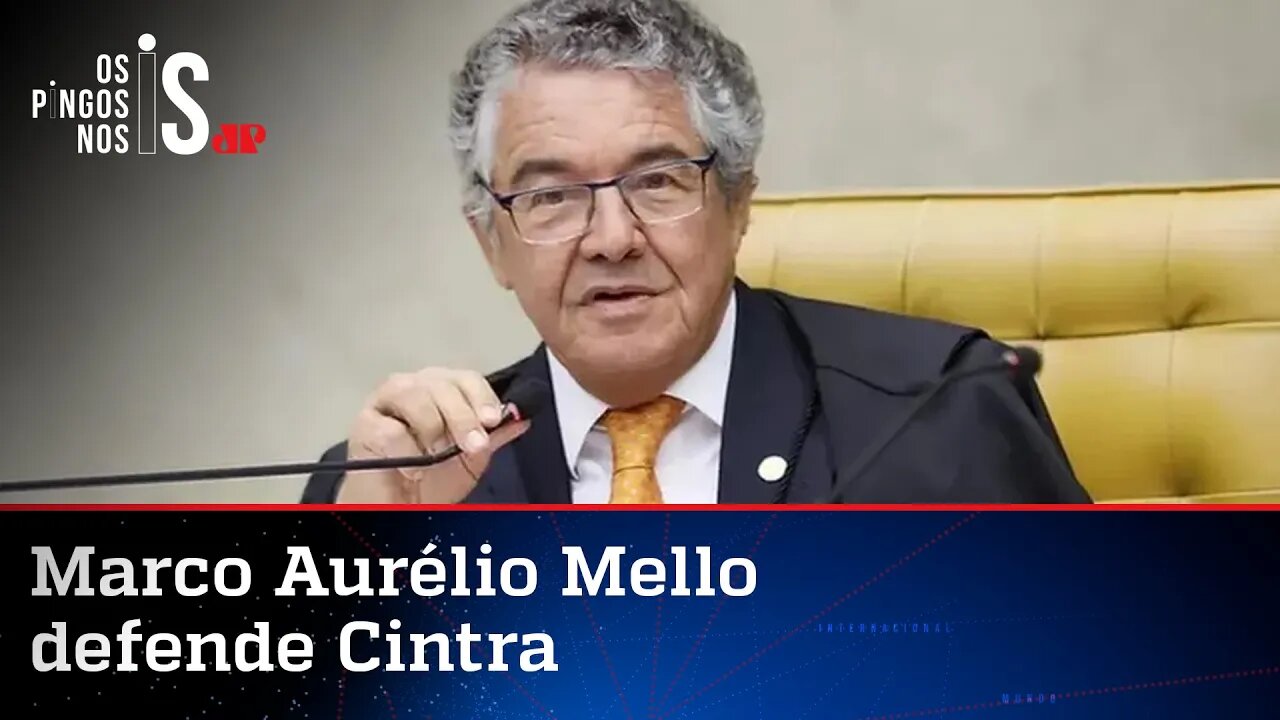 Marco Aurélio Mello sai em defesa de Marcos Cintra: 'Não cometeu crime algum'