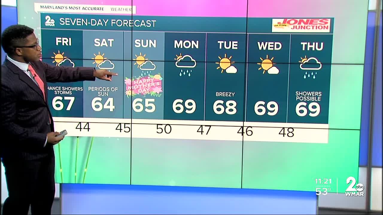 WMAR-2 News Weather at 11