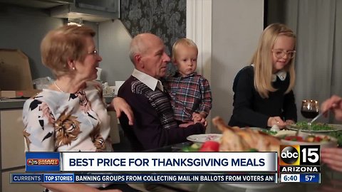 Bests deals on Thanksgiving prepared meals
