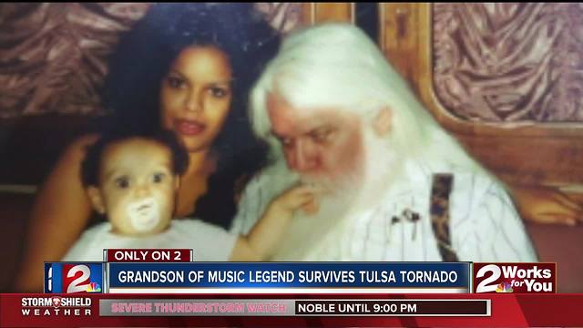 Grandson of music legend survives Tulsa tornado