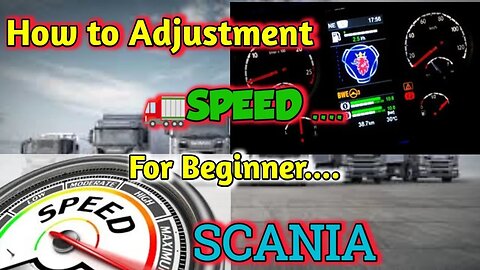 How to setring speed scania with sdp3