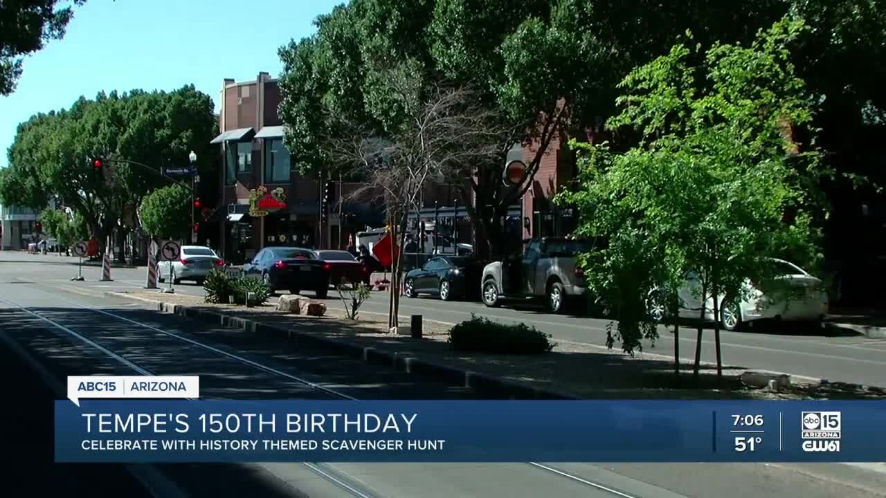 City of Tempe celebrates 150th birthday with history scavenger hunt