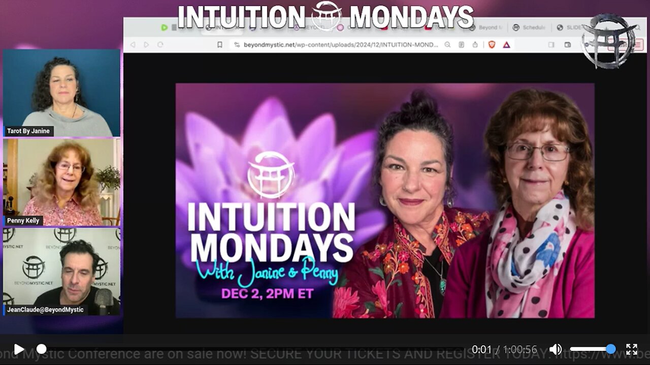 INTUITION MONDAYS with JANINE & PENNY - DEC 2