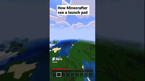 How Minecrafter see Fortnite players use a Launch Pad #minecraft #fortnite #gaming #memes #funny