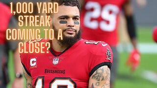 Mike Evans' streak of 1,000+ yards receiving likely to come to an end