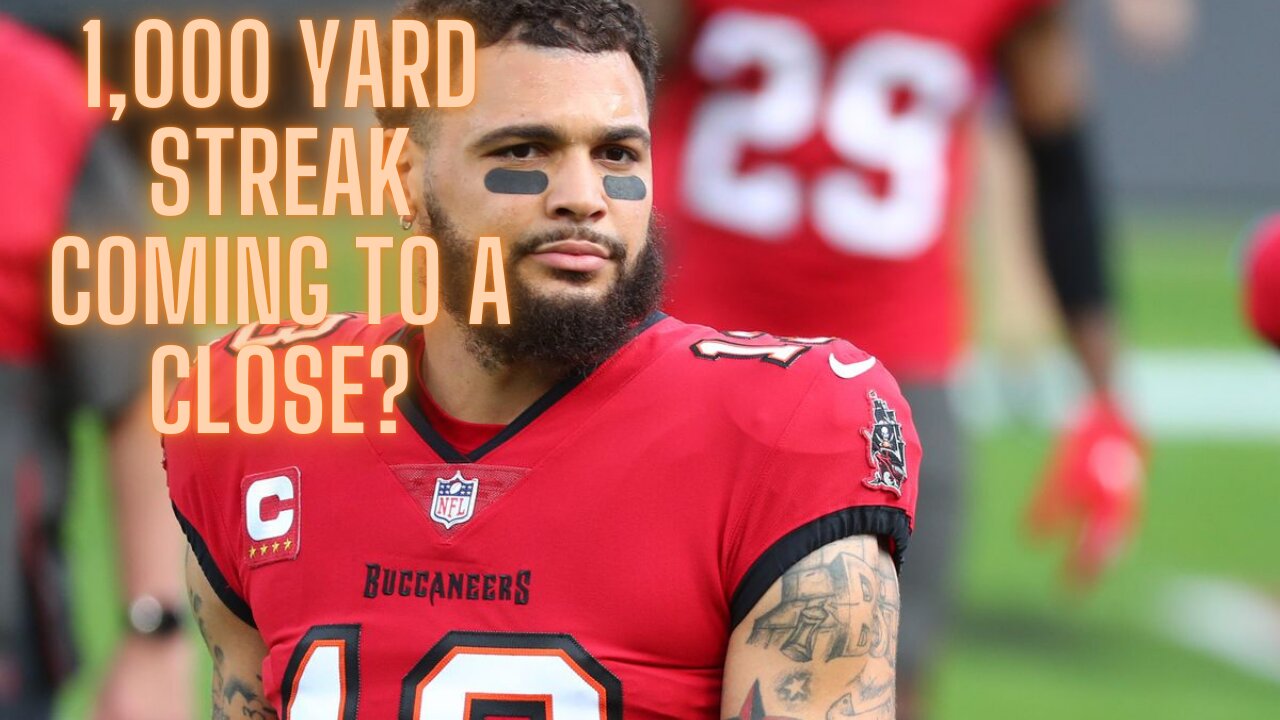 Mike Evans' streak of 1,000+ yards receiving likely to come to an end