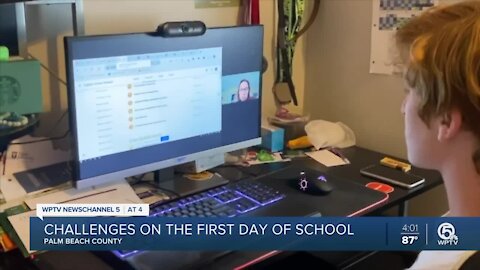 Some Palm Beach County students unable to access to distance learning portal