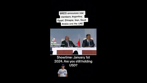 🚨 January 1st 2024. Are you still holding USD? 💵👀 #theshiftishere