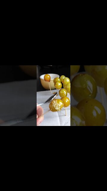 Candied Grapes ASMR Sound #shorts