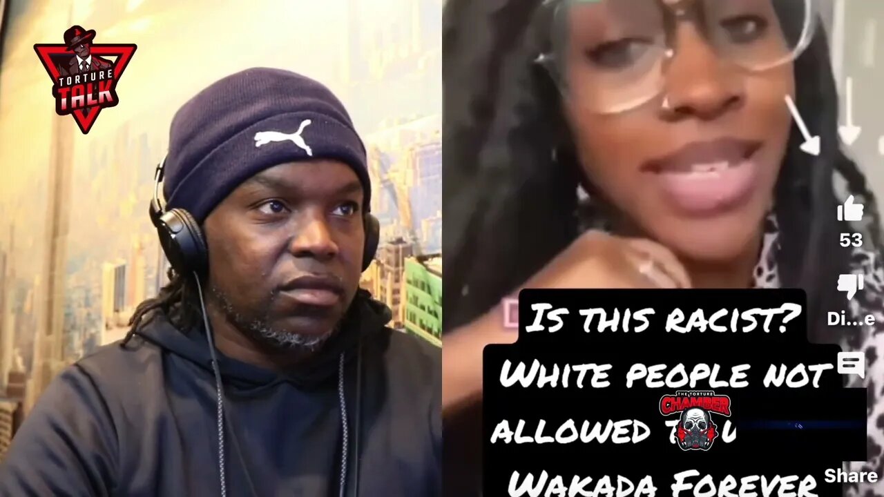 Here’s the truth about some black ppl… She says.. White people dont do see BLACK PANTHER 2!!