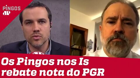 Os Pingos Nos Is rebate nota do PGR, Augusto Aras