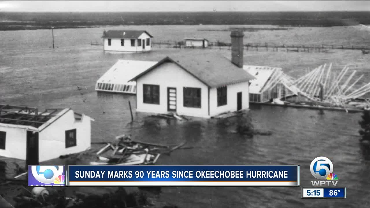 Sunday marks 90 years since Okeechobee hurricane