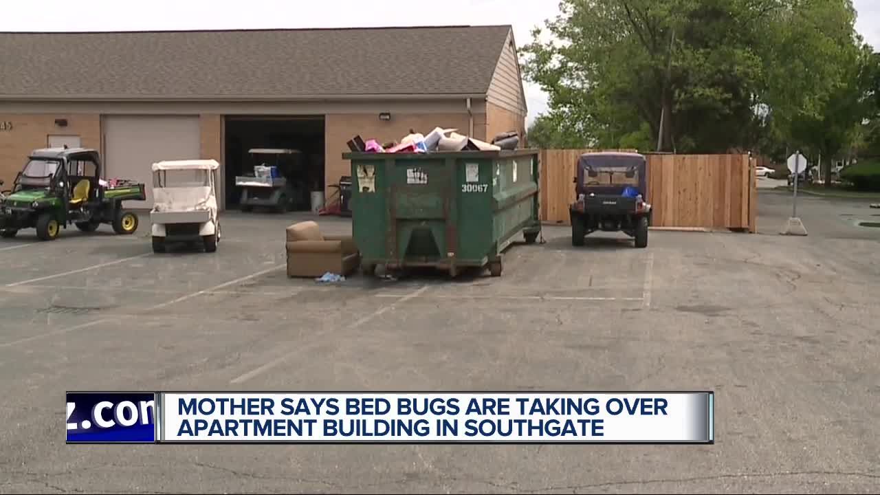 Mother says bed bugs are taking over apartment building in Southgate