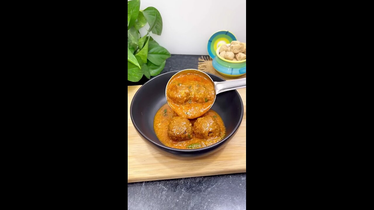 recipe of soyea chunks kofta vegetable