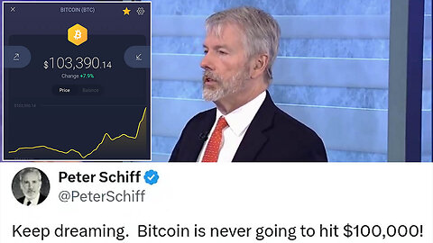 As Bitcoin races past $100k, Michael Saylor explains to Fox Business why BTC is the King of Assets!