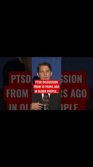 Ptsd and older people… #shorts #elderly #ptsd