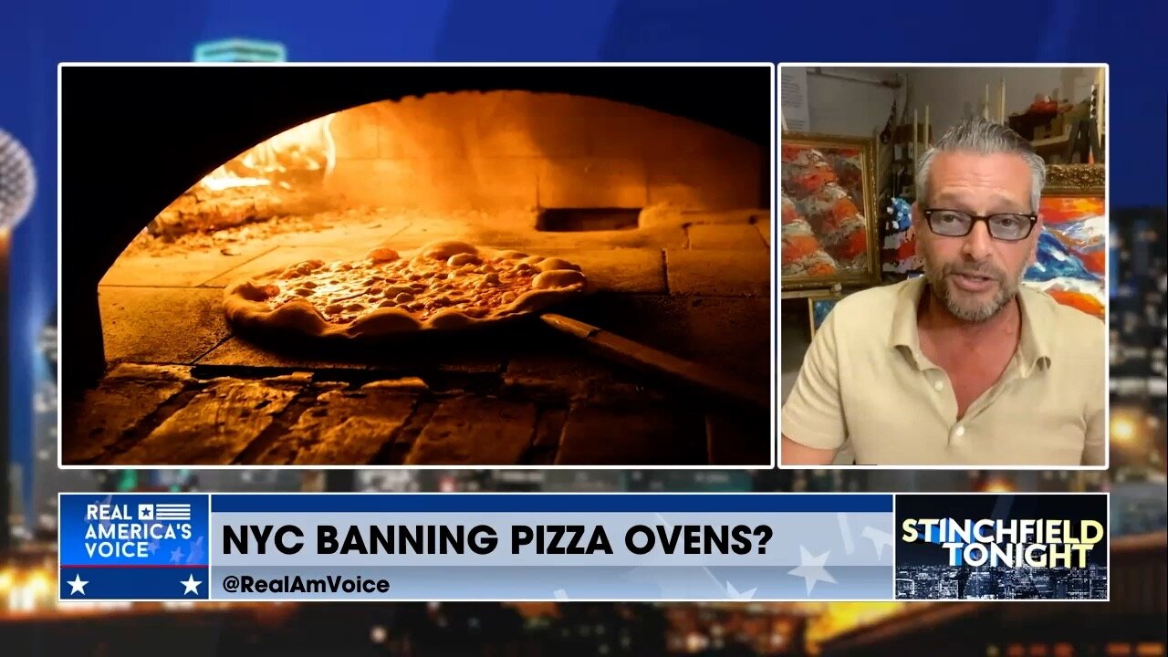 Man Who Threw Pizza Slices at City Hall Rips Eric Adams and NYC over plan to Ban Pizza Ovens