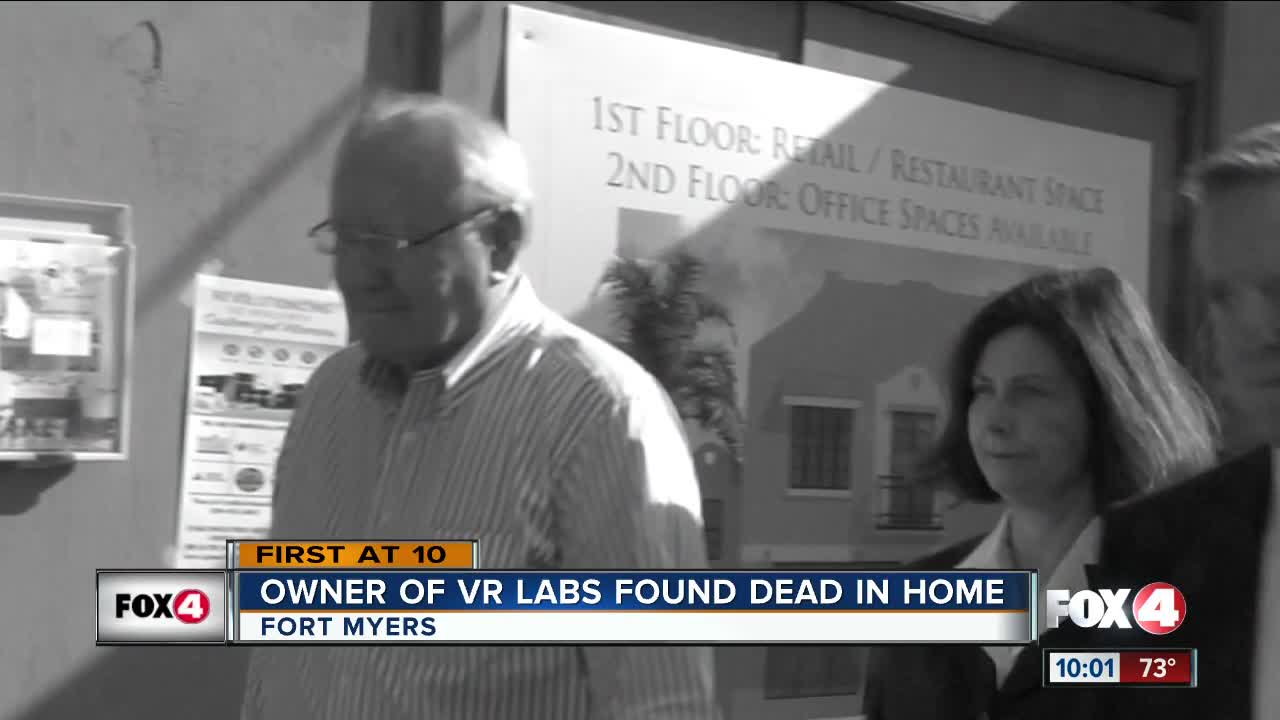 VR Labs owner found dead on Saturday of an apparent suicide