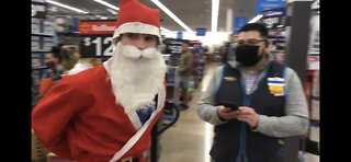 SANTA CLAUSE KICKED OUT OF WAL-MART