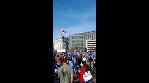 Million MAGA March! At Freedom Square Plaza to meet up before the march!