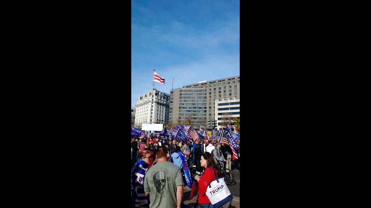 Million MAGA March! At Freedom Square Plaza to meet up before the march!