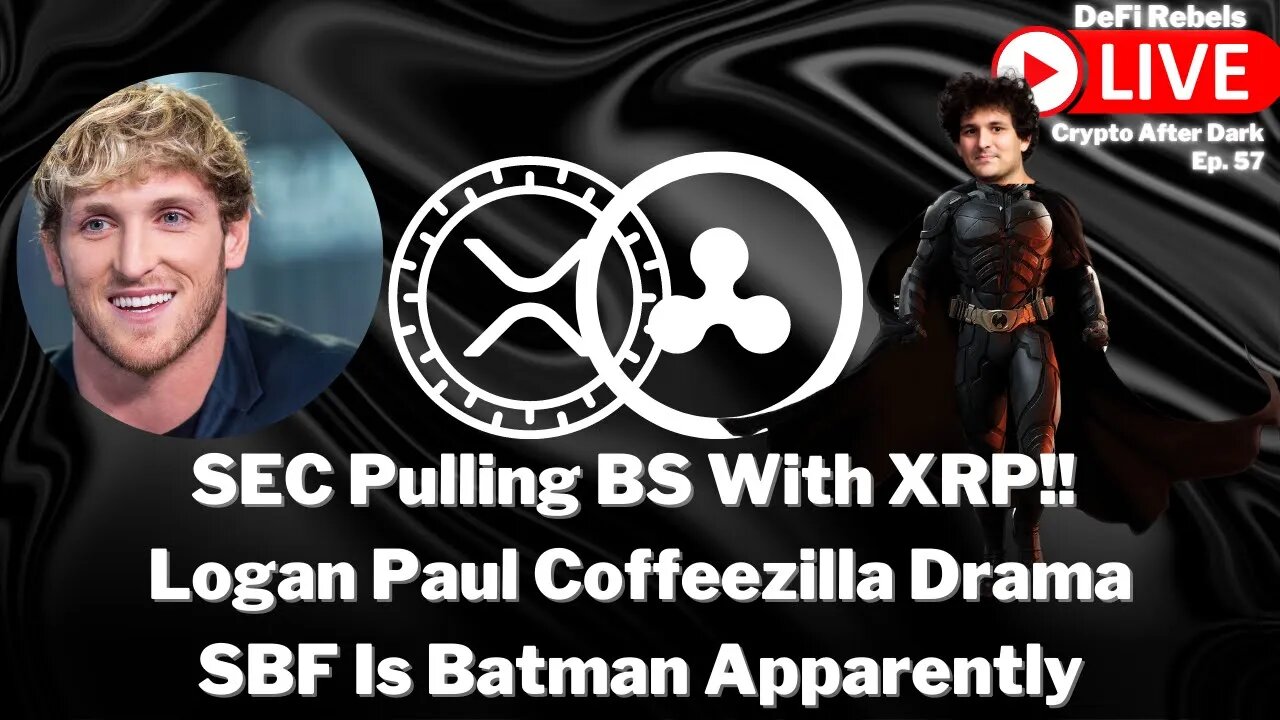 XRP VS. SEC | Logan Paul CryptoZoo NFT Coffeezilla Drama | SBF Is Batman? | Mango Markets Update