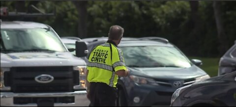 Drivers witness gas line explosion on Florida's Turnpike near Lake Worth Beach