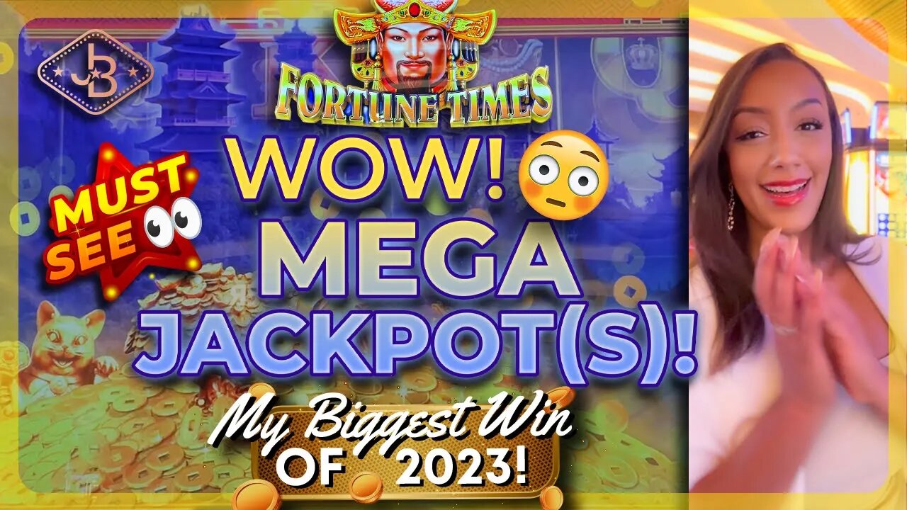 WOW! 😳 My Biggest Jackpot of 2023! Two MEGA Jackpots!