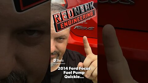 2014 Ford Focus Fuel Pump Access Quickie 😎👍