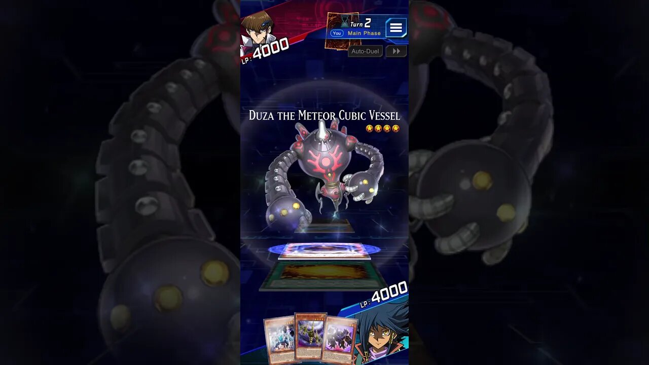 Duza The Meteor Cubic Vessel Gameplay & Effect Activation [Yu-Gi-Oh! Duel Links]
