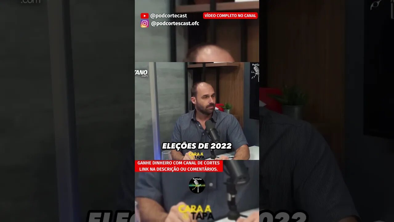 EDUARDO BOLSONARO: ELEIÇÕES DE 2022 #shorts #eduardobolsonaro #eleições2022 #bolsonaro #lula