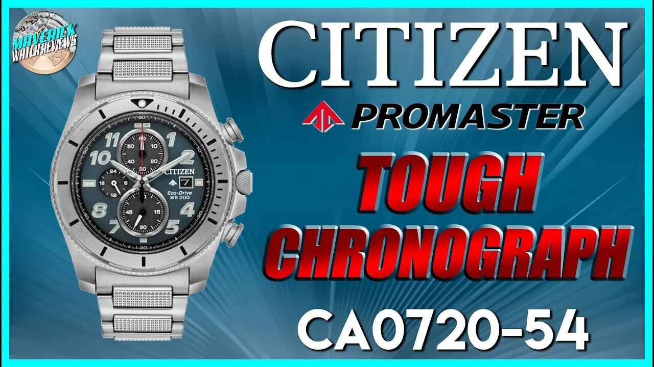 Breitling Is That You? | New Citizen Promaster Tough Solar Chronograph CA0720-54 Unbox & Review