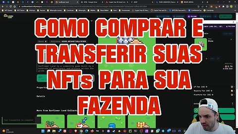 Sunflower Land - Como Transferir itens para fazenda [COMPRA/VENDA NFT]