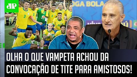 "Cara, pra mim, a NOVIDADE MESMO da CONVOCAÇÃO do Tite foi..." OLHA o que Vampeta FALOU da Seleção!