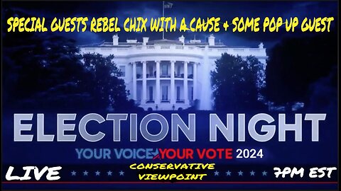 IT'S ELECTION DAY, JOIN ME TONIGHT FOR YOUR ELECTION NIGHT COVERAGE AT 7PM EST.