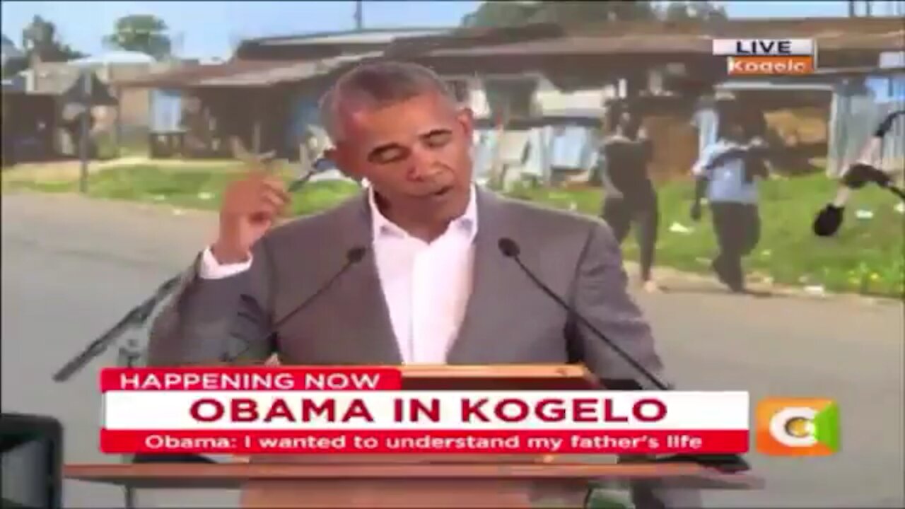 First Sitting American President from Kenya.