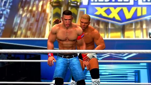 WWE '12 Gameplay John Cena vs Tyson Kidd