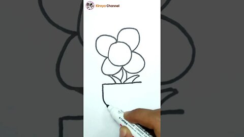 how to draw cute plant 2 #shorts #howtodraw #flowers #kawaii