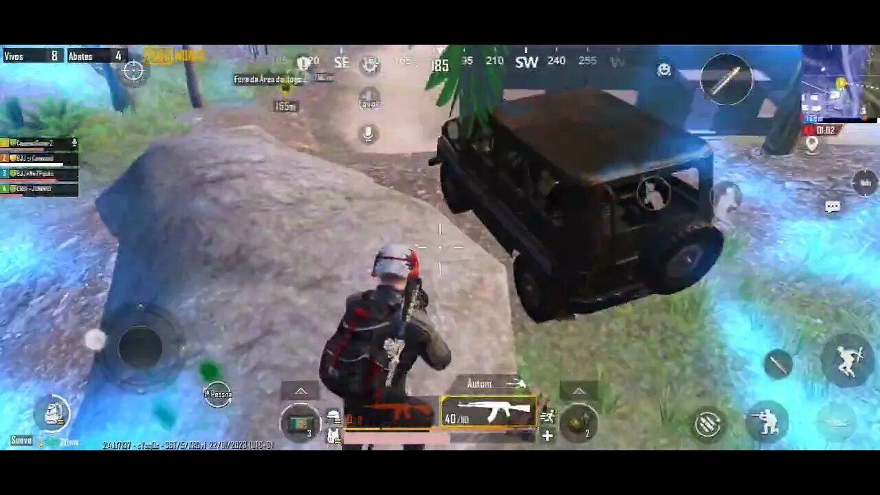 Jogando em Nusa. PUBG Mobile