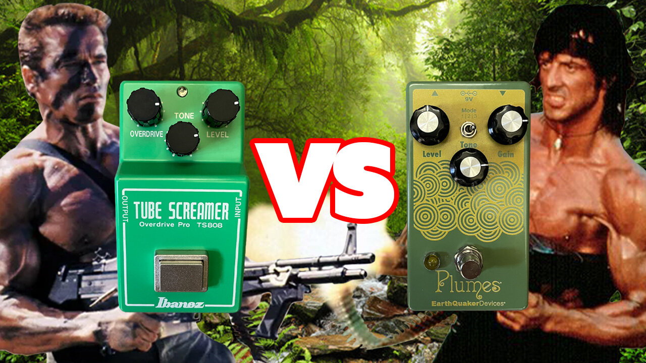 What's the difference? Ibanez Tube Screamer 808 vs Earth Quaker Devices Plumes!!!