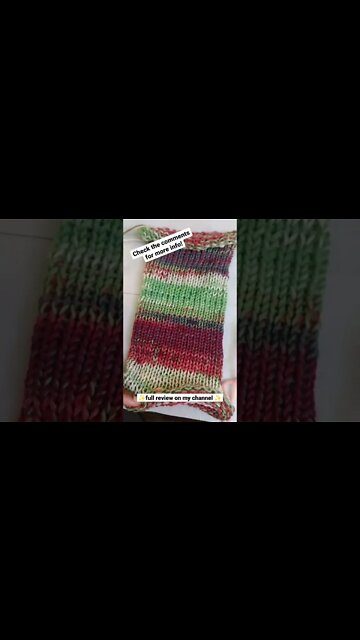 Sample Swatches from the Sentro 32 Knitting Machine #shorts #sentroknittingmachine