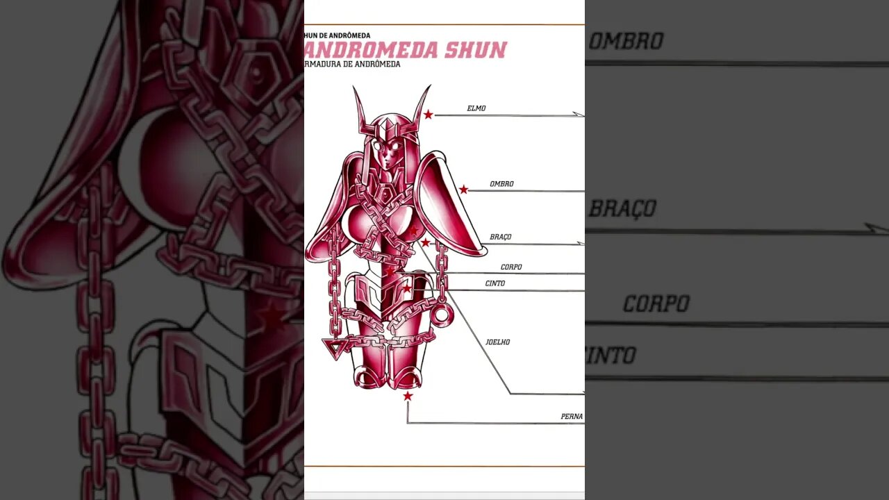 Os Cavaleiros Do Zodíaco - 2ª Armadura De Andrômeda - Shun [Pause o Vídeo Caso Não Consiga Ler]