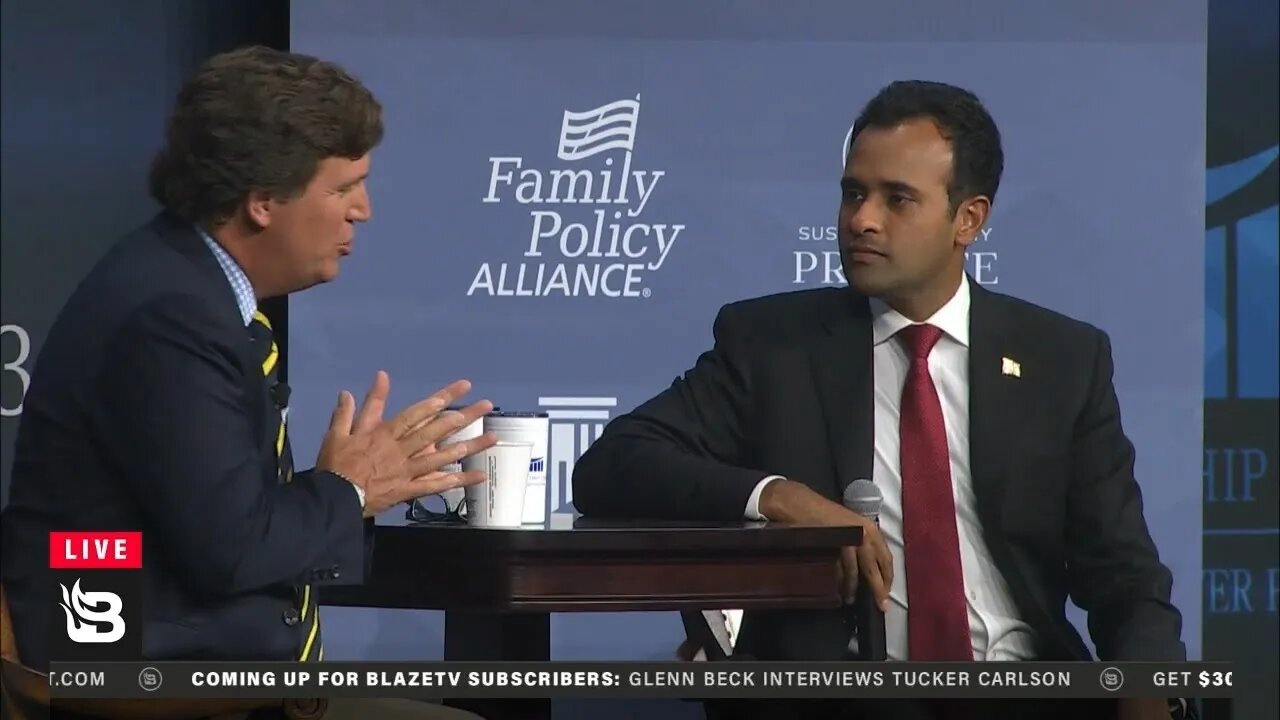 Vivek Ramaswamy & Tucker Carlson: Biden is a Puppet