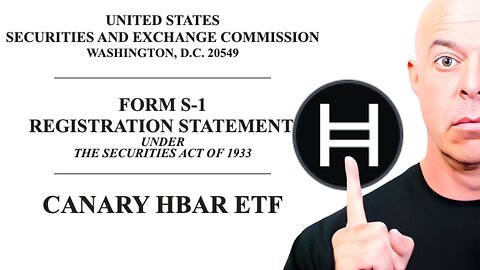 Breaking: Hedera Hashgraph (HBAR) ETF Filed! Why This Could Be a Game-Changer for HBAR Investors!