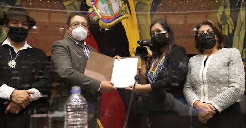 Guadalupe Llori de Pachakutik, es la nueva presidenta del Parlamento de Ecuador