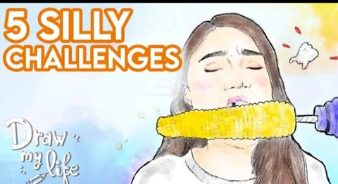 5 Slily Challenges / Viral Challenges Video /Draw My Life