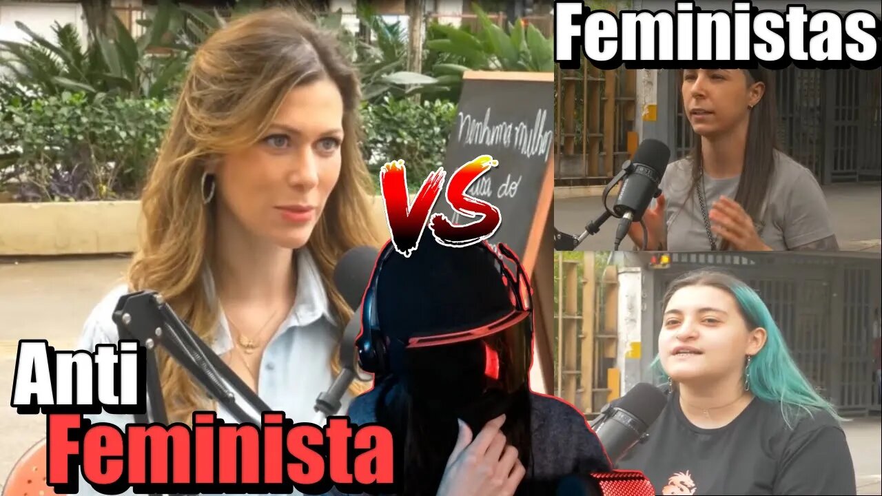 Debate - ANTI FEM1N1ST4 VS FEM1NIST4S - React (Pietra Bertolazzi)