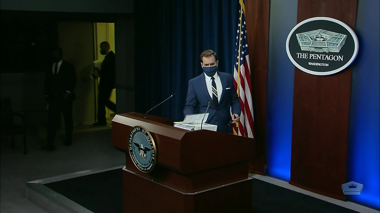 04/09/2021 Pentagon Press Secretary Holds News Conference