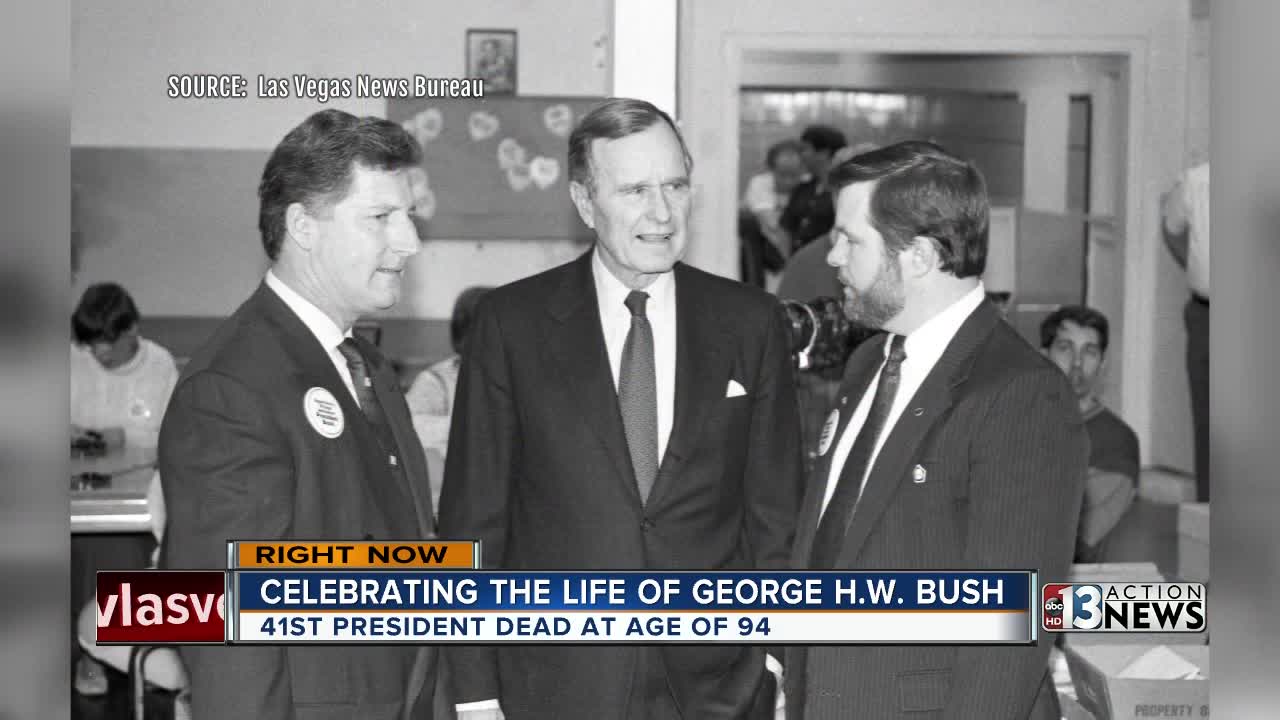 Geroge H.W. Bush in Las Vegas